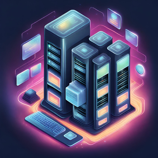 High-speed hosting servers for optimized website loading.